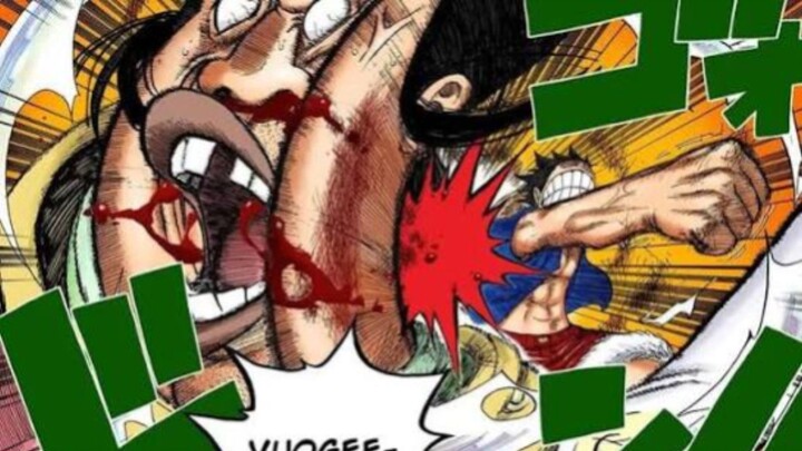 Tenryuubito vs Luffy || Wrong Flag