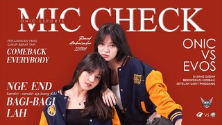NGE END SENDIRI AJA BANG KAI, BAGI BAGILAH | ONIC VS EVOS MIC CHECK MPL ID S12 WEEK 3