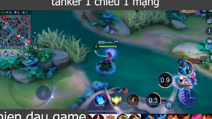 tanker 1 chiêu 1 mạng p2 #chiendaugame