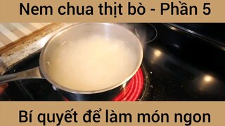 Bí quyết để làm món Nem chua thịt bò #5