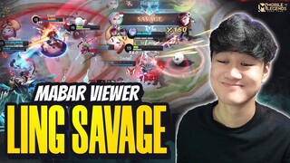 MABAR SAMA VIEWER PAKE LING MALAH DAPET SAVAGE! META ASSASIN IS BACK - Mobile Legends