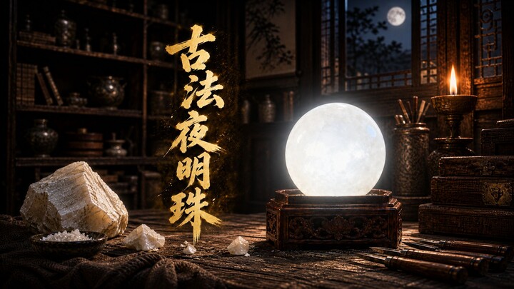 Congratulations, you’ve successfully replicated the ancient method of making night pearls!