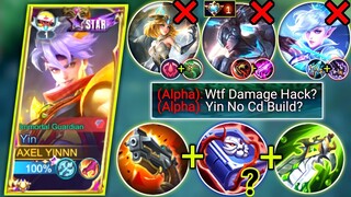 YIN NO CD REDUCTION? HOW? YIN NEW BEST JUNGLER BUILD & EMBLEM 2023 | HYPER CARRY | MOBILE LEGENDS