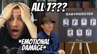 OMG!!! BABYMONSTER - DEBUT MEMBER ANNOUNCEMENT VIDEO  - REACTION