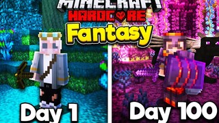 ฉันรอดชีวิต 100 วันในโลกแฟนตาซีในเกม Minecraft สุดฮาร์ดคอร์ นี่คือสิ่งที่เกิดขึ้น