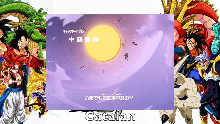 Dragon Ball GT Opening Multilanguage Comparison