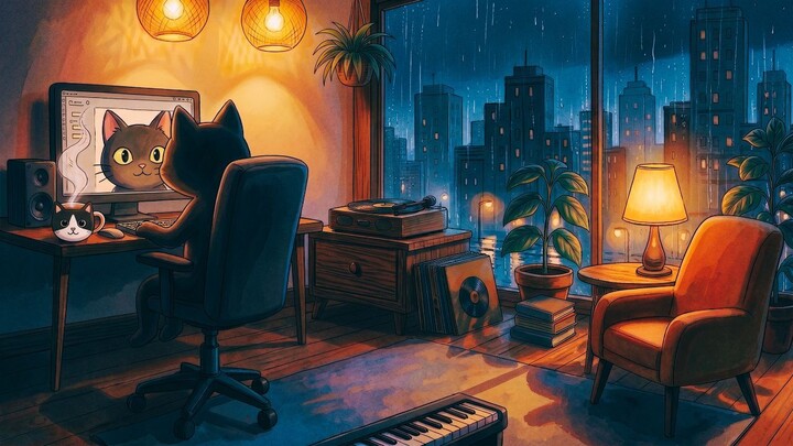 take a deep breath ~ a lofi coffee break by Kiwi Static