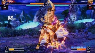 KOF15　最強ジョー東　神業！！　６８Hit超爆裂ハリケーンコンボ　ジョー旋風が吹き荒れる