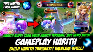 GAMEPLAY HARITH BUFF❗ CARA MAIN HARITH FAST HAND❗ BUILD HARITH TERSAKIT 2023❗TUTORIAL HARITH TERBARU