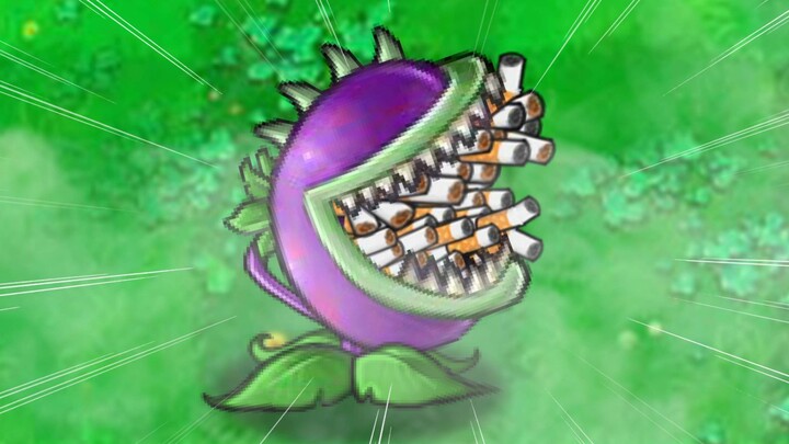 Bro discovered that the Big Mouth Flower can smoke countless cigarettes at once... [bilibilionly Fan