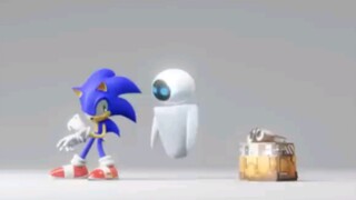 Sonic meets Wall-E and EVE (animated short)