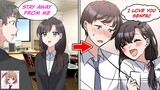 [RomCom] Mean coworker completely changes her attitude after I gave her a gift... [Manga Dub]