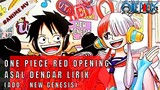 ONE PIECE - RED OPENING ASAL DENGAR LIRIK (ADO - NEW GENESIS) #ONE PIECE[AMV]