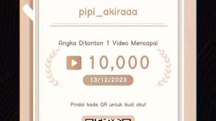 keren coyy views nyaa makasih guys!!! semogaa tuhan memberkati kalian🧟‍♀️✨ akuu banggaa Ama Kelen😭