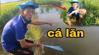 Không Thể Ngờ Chài Trong Hồ Dính Được Cá Lăn Bự Như Vậy