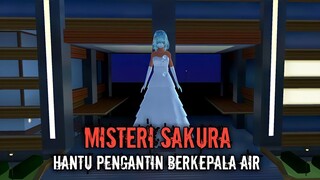 Hantu pengantin Berkepala air penghuni apartemen || Misteri Sakura || Sakura School Simulator