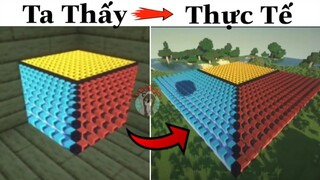 #113 Tik Tok Minecraft - Ta Thấy Và Thực Tế Khác Nhau Xa Nhau Như Thế Nào ???