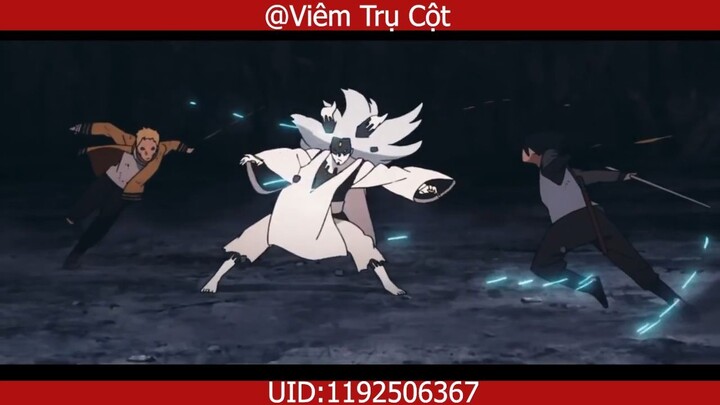 naruto and sasuke quyết chiến momoshiki #anime