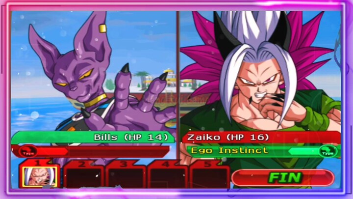 BEERUS VS ZAIKO EGO INSTINCT - DB MOD ANDROID GAMEPLAY
