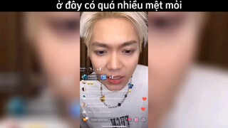 buổi livestream bất ổn