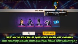 FREE FIRE | THỰC HƯ CHUYỆN GÀ RÁN SẼ TẶNG FREE ALOK CHRONO BẰNG TÍNH NĂNG LINK NHÂN VẬT TRÊN OB33?