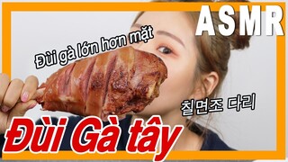 [Mukbang] Ăn đùi gà tây ASMR / Siêu lớn thịt gà tây / mukbang của người Hàn / Đùi gà tây cartoon