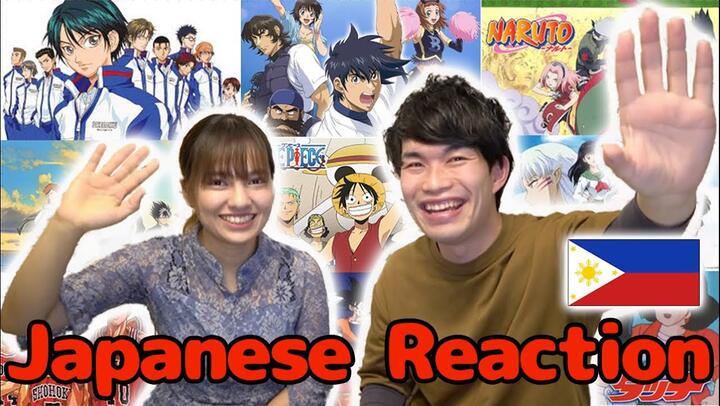 Japanese Reacts to Most Popular Japanese Anime Aired in the Philippines with a Thai