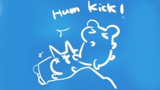 【Rat Candy】Hamster Flying Kick!