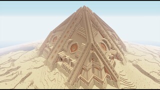 Minecraft timelapse final pyramid