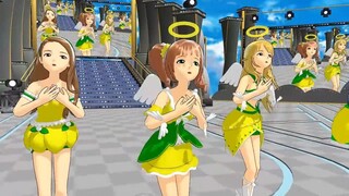 【mmdアイドルマスター】やよい・伊織・美希・貴音・千早で回る空うさぎ