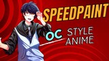 ✨️《SPEEDPAINT》✨️  Gambar Original Character Lagi Tapi dengan Style Anime 🔥