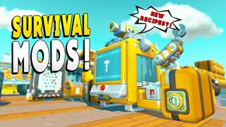 NEW Survival Mods Makes Surviving a Little Easier - Scrap Mechanic Survival EP 21