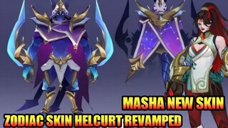 Helcurt Zodiac Skin Revamped | Masha Upcoming New Skin Updates | MLBB