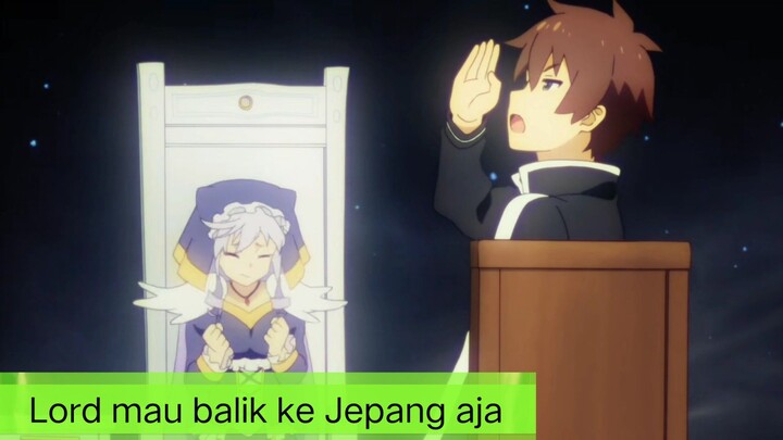 #KompetisiKreasiUnggahan4, Lord udah capek hidup di isekai mau balik ke jepang aja