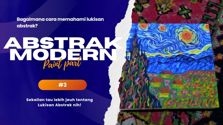 [Speed Paint End Part] Bagaimana memahami Lukisan Abstrak untuk pemula⁉️🙀.