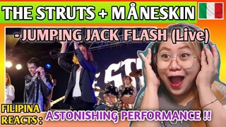 THE STRUTS + MANESKIN - JUMPING JACK FLASH (LIVE) || FILIPINA REACTS