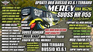 UPDATE OBB BUSSID V3.6.1 SOUND MERCY SUOSS | FULL MARKAS GRAFIK HD | BUS SIMULATOR INDONESIA