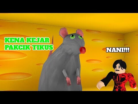 Kena kejar pakcik tikus,Cheese Escape [Horror] (Roblox Malaysia)