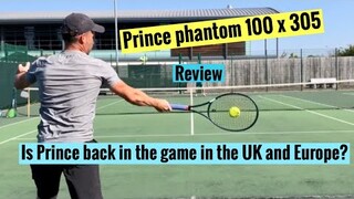 Prince Phantom 100x 305 (16x18) Tennis racket / racquet review