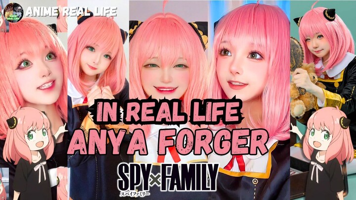 ANYA FORGER IN REAL LIFE | VIDEO COSPLAY ANIME, COSPLAY SPY X FAMILY, COSPLAYER IMUT #cosplay