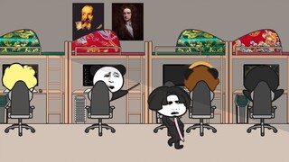 【沙雕动画】当舍友带女生来宿舍时