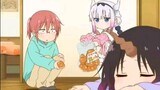 [Miss Kobayashi's Dragon Maid] Elma shows her pig dragon personality from the moment she appears