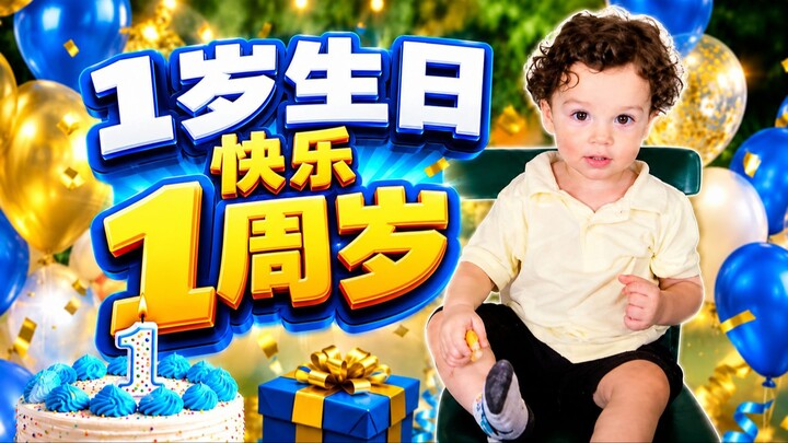 Magno's 1st Year Birthday. Magno的一岁生日