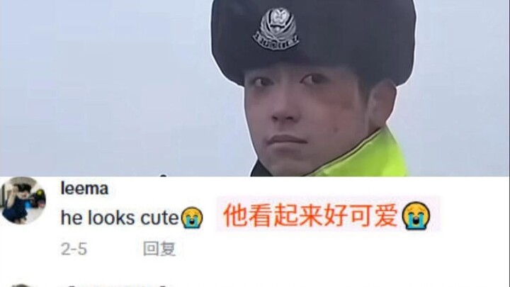 Cảnh sát Trung Quốc gây sốt ở nước ngoài, netizen nước ngoài: Anh ấy trông thật đáng yêu 🥰