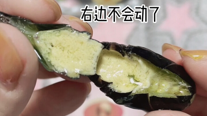 The third way to cut open a “caterpillar pupa”—more silkworm pupa rice!