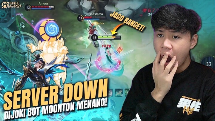 DIJOKI BOT ML KARENA SERVER MOONTON DOWN PAS LAGI PUSH ! LAH KOK MALAH JAGO - Mo