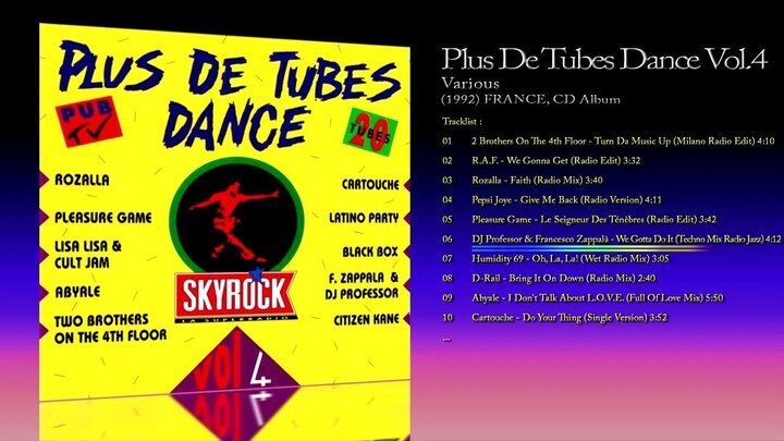 Plus De Tubes Dance Vol.4 (1992) Various [CD Album]