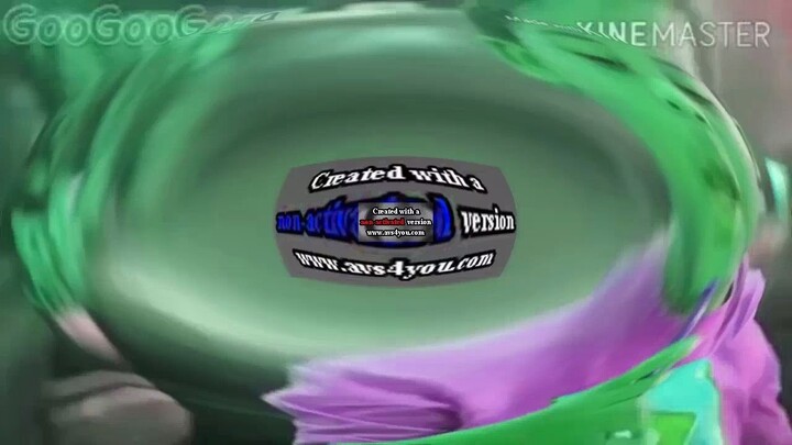 goo goo mon green face balloon pop big