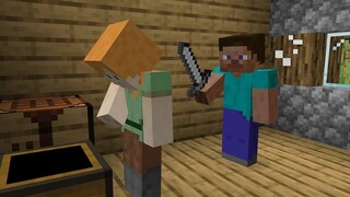 MINECRAFT แต่ ALEX VS STEAVE โดย BORIS CRAFT PART 4