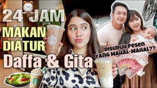 24 JAM MAKAN DIATUR DAFFA GITA! DIPILIHIN YANG MAHAL-MAHAL?!!